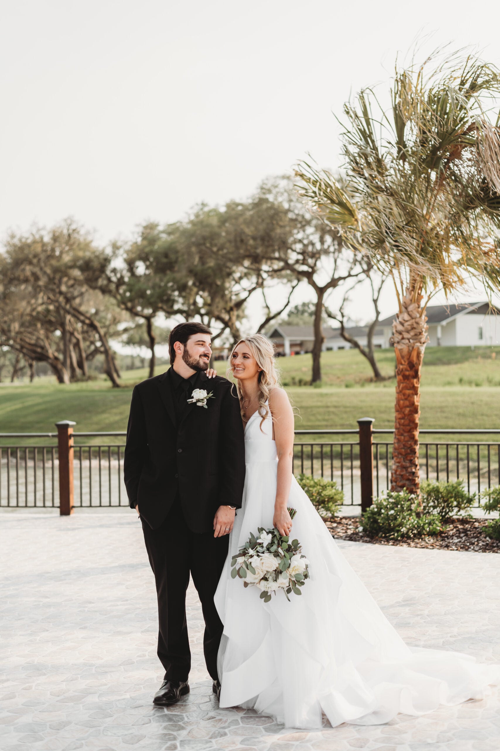 Photo of Wilton Simpson, Jr. and Caroline Simpson taken on their wedding day.